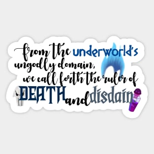 Underworld Incantation Sticker